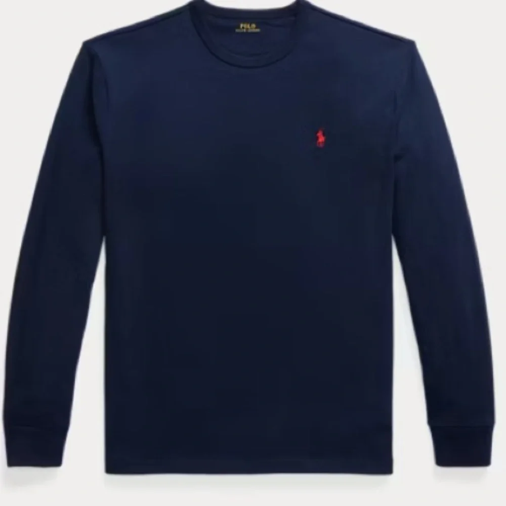 Polo Ralph Lauren Men's XL Navy LS T-Shirt Preppy Cotton Classic Casual